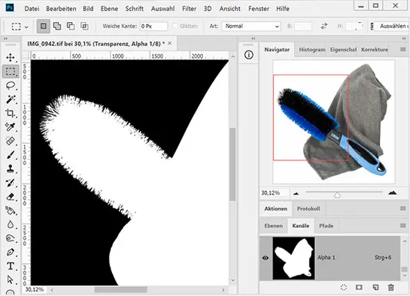 Alphakanal Freisteller, Haare freistellen Alphakanal Freisteller, Haare freistellen