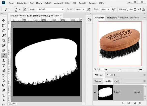 Alphakanal Freisteller, Haare freistellen Alphakanal Freisteller, Haare freistellen